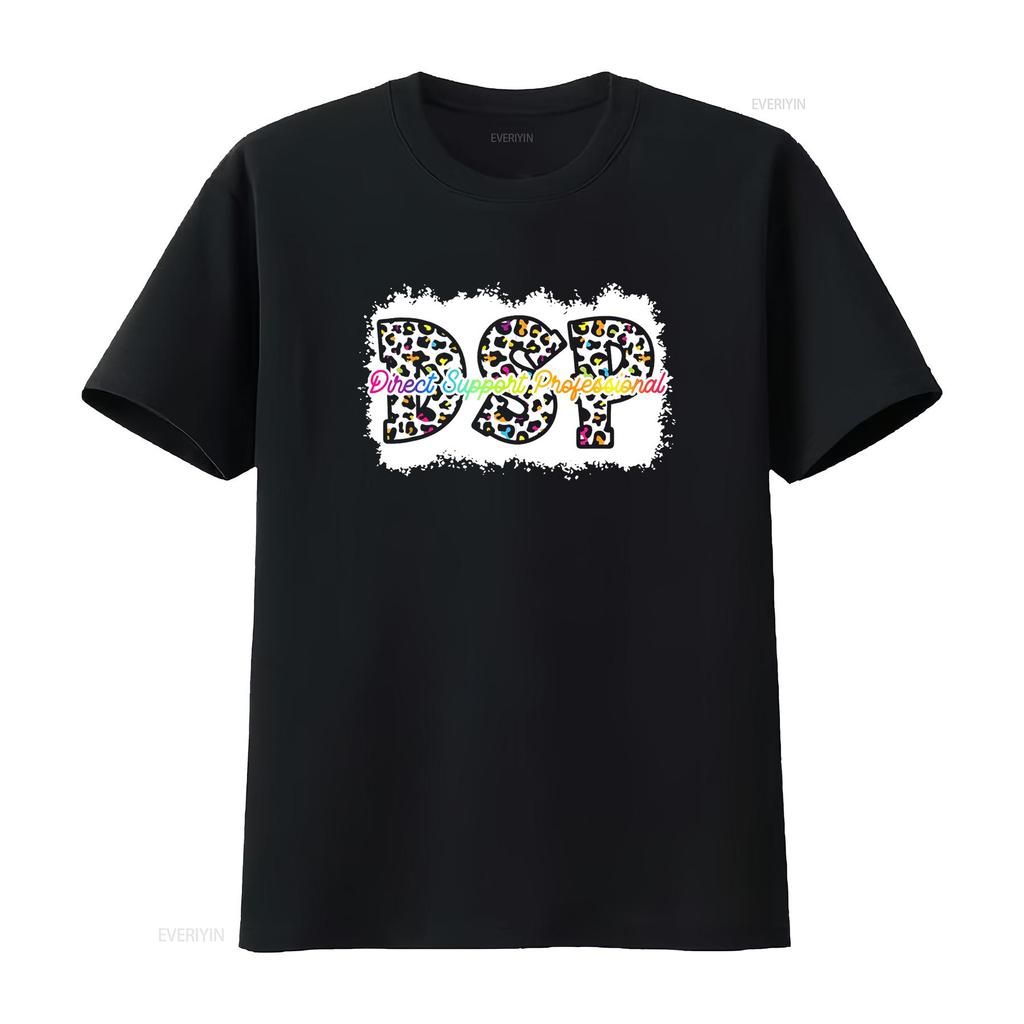 DSP Life RN CNA Nurse Boho Leopard Funny T Shirt For Women vintage Washed homme Slightly streetwear fashion Stretched Unisex