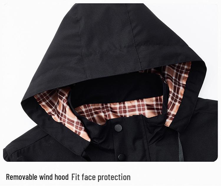 Chaqueta Cortavientos Multibolsillos para Hombre Estilo Americano para Primavera y Otoño