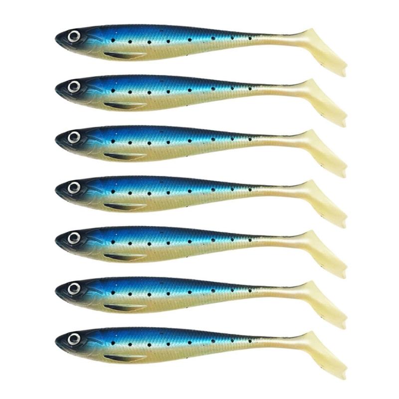 Paddle Tail Swimbaits 10cm Fishing Lure Soft Fishing Lures Artificial Baits Swim Baits for Freshwater Saltwater