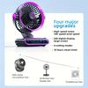 Timer High-Power Electric Fan 4 Modes Household Air Circulator Indoor Standing Fan  Bedroom
