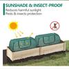 Housse de protection isolante pour plantes Filet pop-up pour plantes Cage protectrice transparente en PVC Lit de légumes