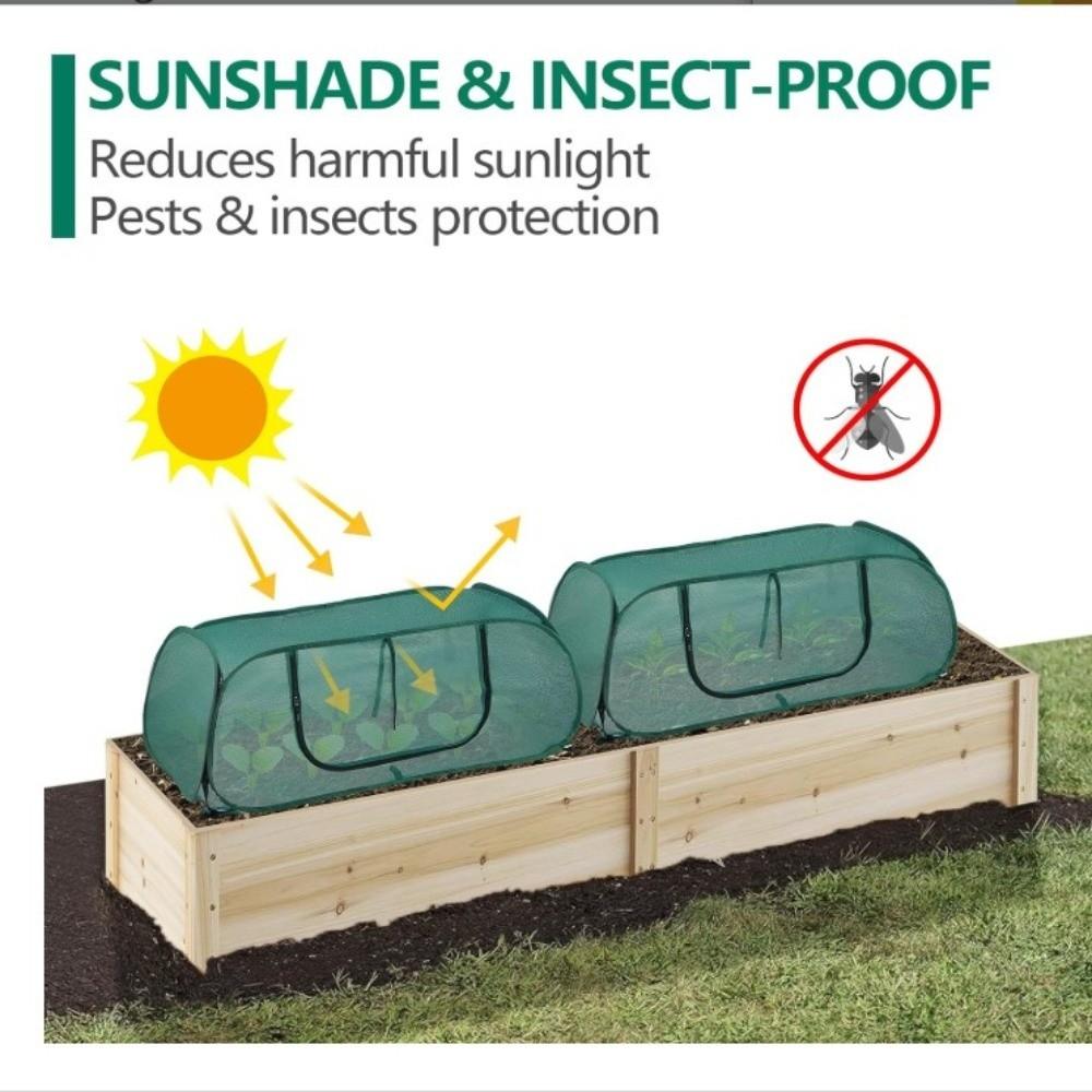 Housse de protection isolante pour plantes Filet pop-up pour plantes Cage protectrice transparente en PVC Lit de légumes