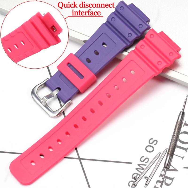 Rubber Strap Suitable For Casio  GA 2100 GA 2110 Men's Sports Waterproof Strap Watch Accessories Replacement Wristband
