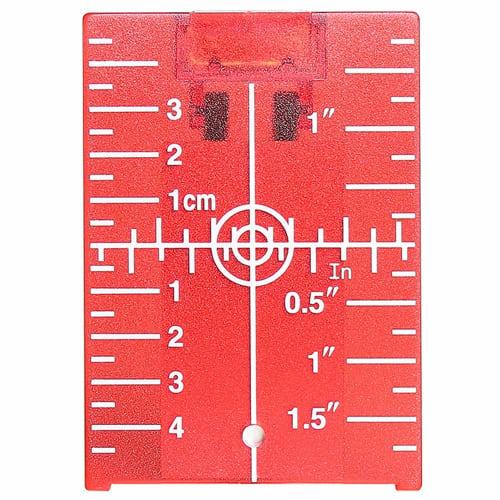 Huepar Red Laser Brightness Enhancer, Simple Light Receiver, Target Board, Bracket, Target Card with Magnet, Red