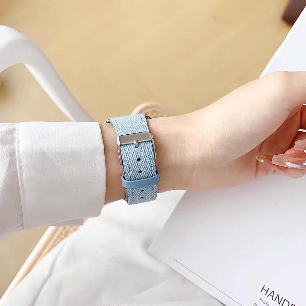 Strap For Apple Watch band women Ultra 11/10/9/8/7/6/5/4/3/2/1 SE 38mm 40mm 41mm 42mm 44mm 45mm 46mm 49mm cloth Leather Loop