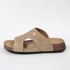 Women's Arch Support Slide Sandals Slip On Wedge Sandals Casual Comfort Lightweight Flat Slides Dressy Summer Comfortable Slides Sandals for Women