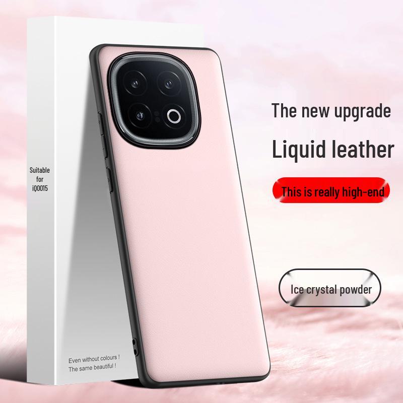 Flüssige Lederhülle für iQOO 15 mit präzisem Objektivausschnitt