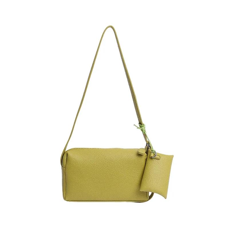 Fashion Solid PU Classic Style Square Shoulder Bag 2026 New Large Capacity Crossbody Bags High Quality Simple Women's Armpit Bag