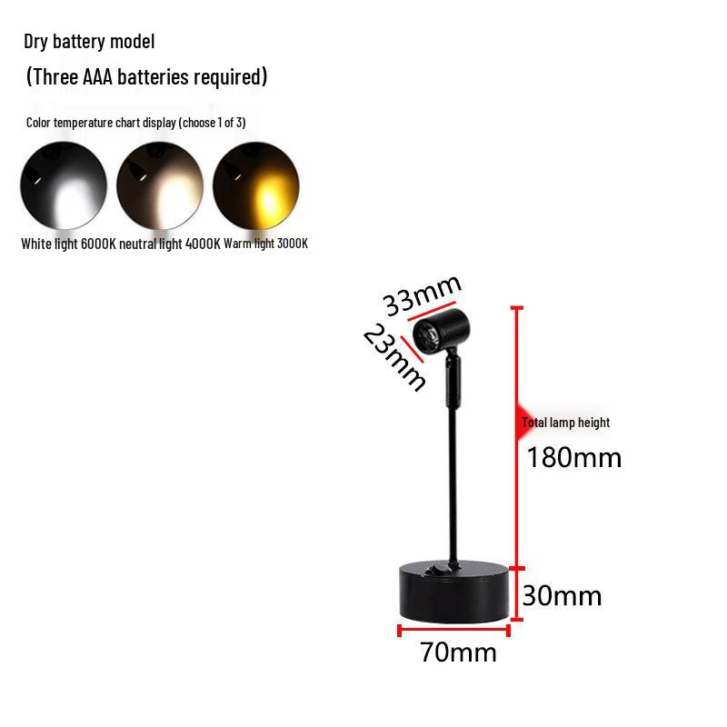 Wireless Jewelry Display Spotlight with Battery