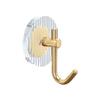 Acrylic Luxury Wall Hook Versatile Usage For Any Setting No Punching Hanging Coat Hanger