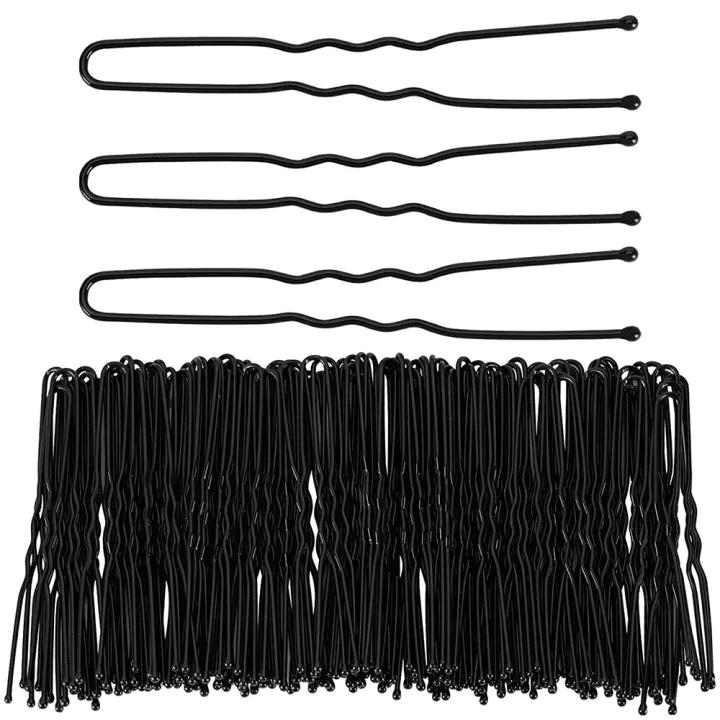 

Basic U Shaped Black Metal Hairpin Hair Clips Invisible Hair Styling Bobby Pin Salon Hair Accessories Safe Hair Grip 1pcs