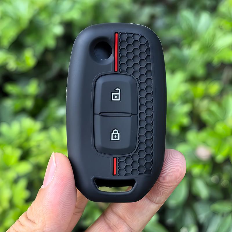 Car Key Case Cover For Renault TWingo 3 Duster Captur Logan Laguna Scenic For Dacia Logan 2021 Silicone Key Cover Remote Shell