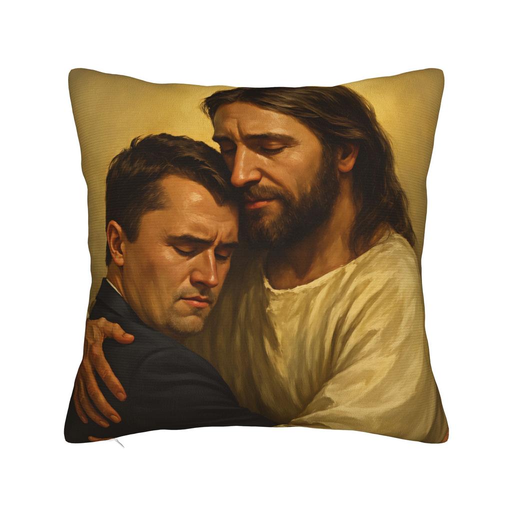 Pillow Cover Charlie Kirk Never Give Up Never Surrender Cute Funny Pillow Case For Couch Sofa Bedroom Pillowcases