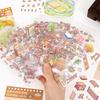 DIY Decorative Sticker Chinoiserie Theme Landscape Sticker Book Scene Sticker Journal Supplies Gift for Kid Child
