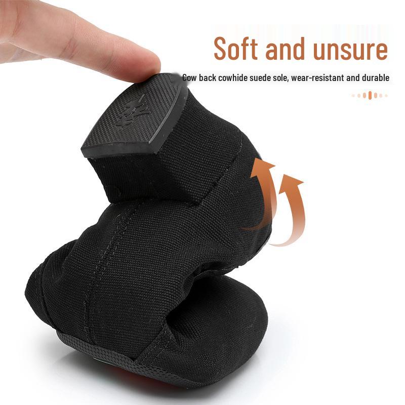 Women's Non-Slip Black High Heel Dance Shoes for Ballet and Square Dance