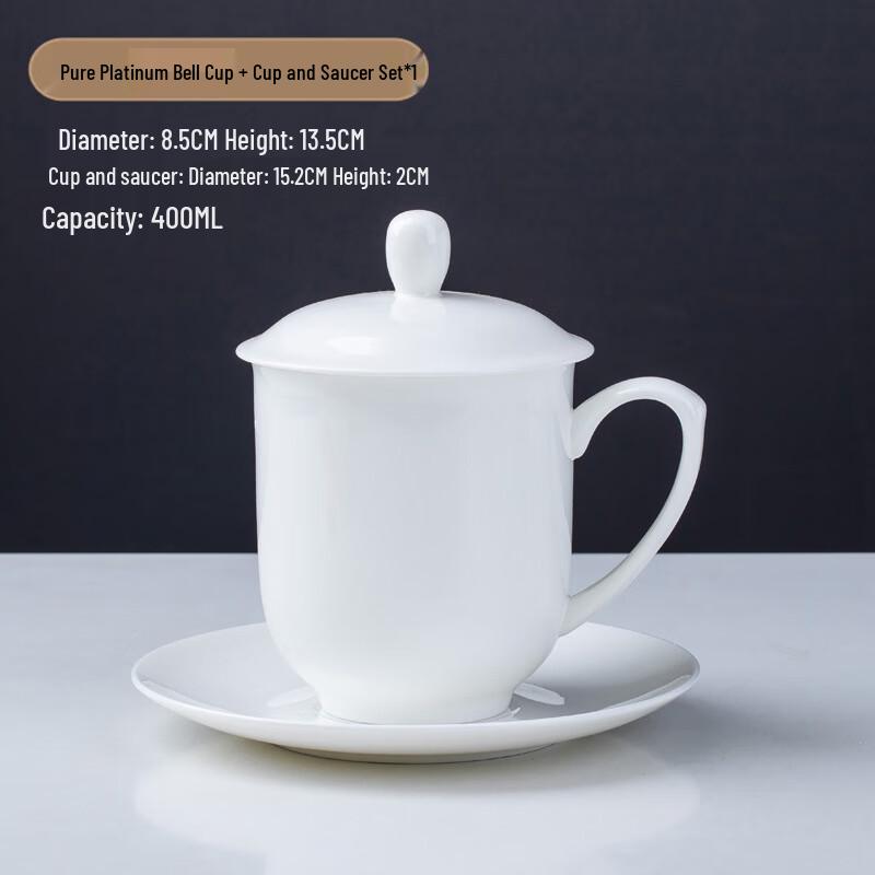 Minguan Ceramic Office & Business Reception Mugs Cup and Saucer Set