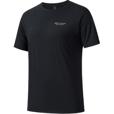 Comfortable Casual Simple Round Neck Pullover Short Sleeve T-Shirt Men Tops Basic-Black 172520101-4