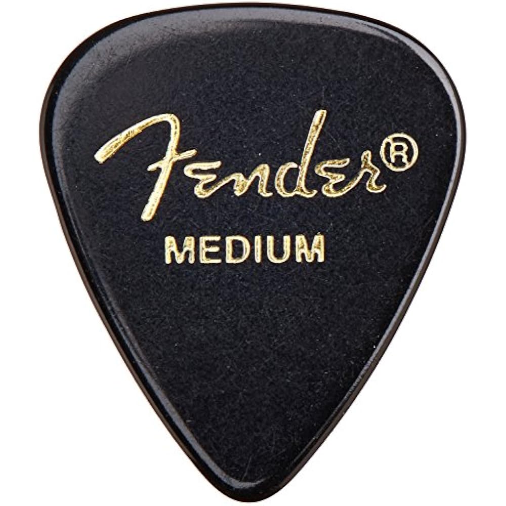 Fender Pick 351 SHAPE CLASSIC PICKS - 144 COUNT MEDIUM, BLACK