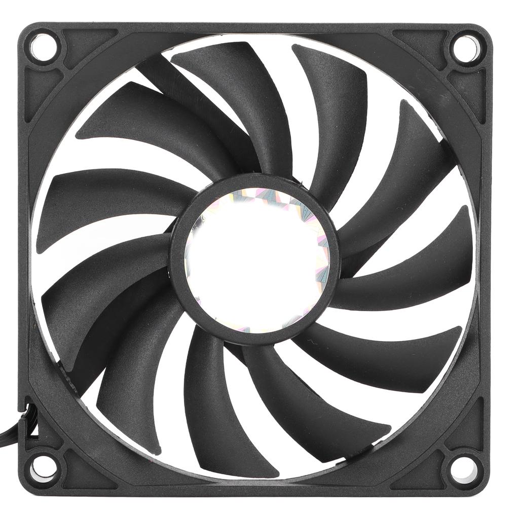 Cooling Fan Ultra Thin 4 PIN PWM Intelligent Speed Regulation Chassis Fan with Screw Bag for Computer Chassis