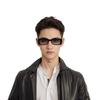 Balenciaga UV Protection Stylish Avant-Garde Rectangular Sunglasses Unisex Sunglasses Black BB0096S001