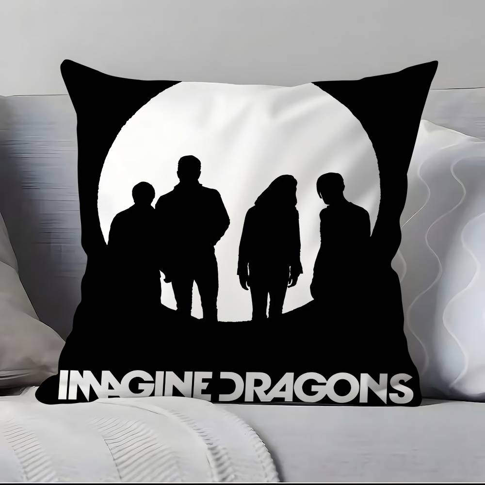 I-Imagine D-D-Dragons Band Pillow Case Pillowcase Soft Skin Friendly & Comfortable With A Hidden Zipper