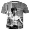 Summer Fashion Kung Fu Series 3D Printed Men's Casual O-Neck Short-Sleeved T-shirt Sportswear Cool Streetwear Oversized Tops
