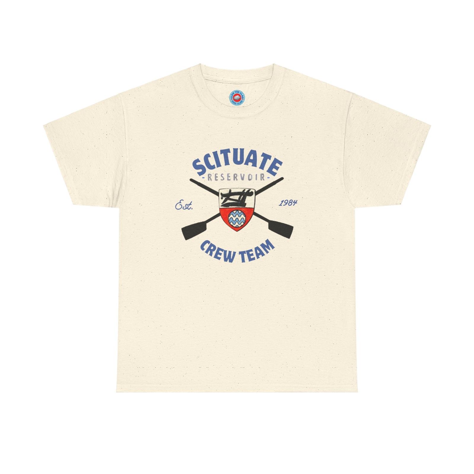SCITUATE CREW TEAM Reservoir RHODE ISLAND Unisex Heavy Cotton Tee S