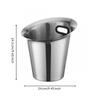 5 L Ice Pail Thickened Stainless Steel Food-Grade