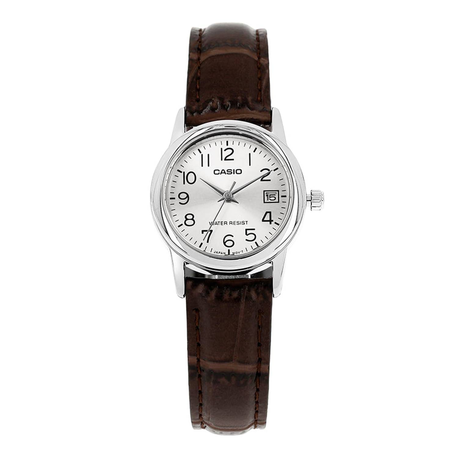 [Casio] LTP-V002L-7B2UDF (LTP-V002L-7B2) Аналоговые студенческие женские кожаные часы
