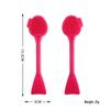 Portable Silicone Facial Cleansing & Makeup Remover Brush - Soft Blackhead Remover Tool