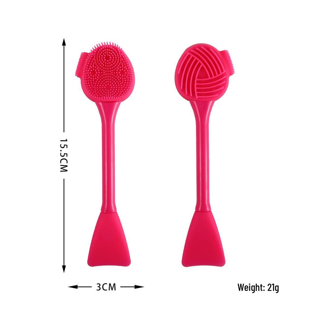 Portable Silicone Facial Cleansing & Makeup Remover Brush - Soft Blackhead Remover Tool