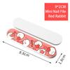 Cute Cartoon Mini Nail Files Portable Multi-functional Nail Polishing File Nail Shop Professional Durable Precise Manicure Tools