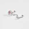 Stainless Steel Ear Ring Tragus Helix Ear Lobe Stud Flower/Moon/Star Women Girls Drop Earring Fashion Ear Accessory