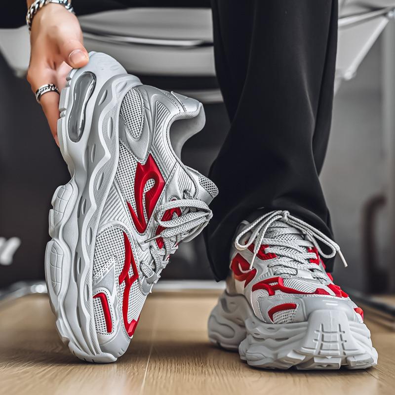 Shoes Men's New Trendy Shoes Young and Young Versatile Casual Shoes Thick-soled Heightening Sports Men's Shoes
