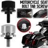 Motorcycle Seat Bolt Tab Screw universal Motorcycle Accessories Motorcycle Rear Fender Quick Mount Screw Knob Cover For Harley