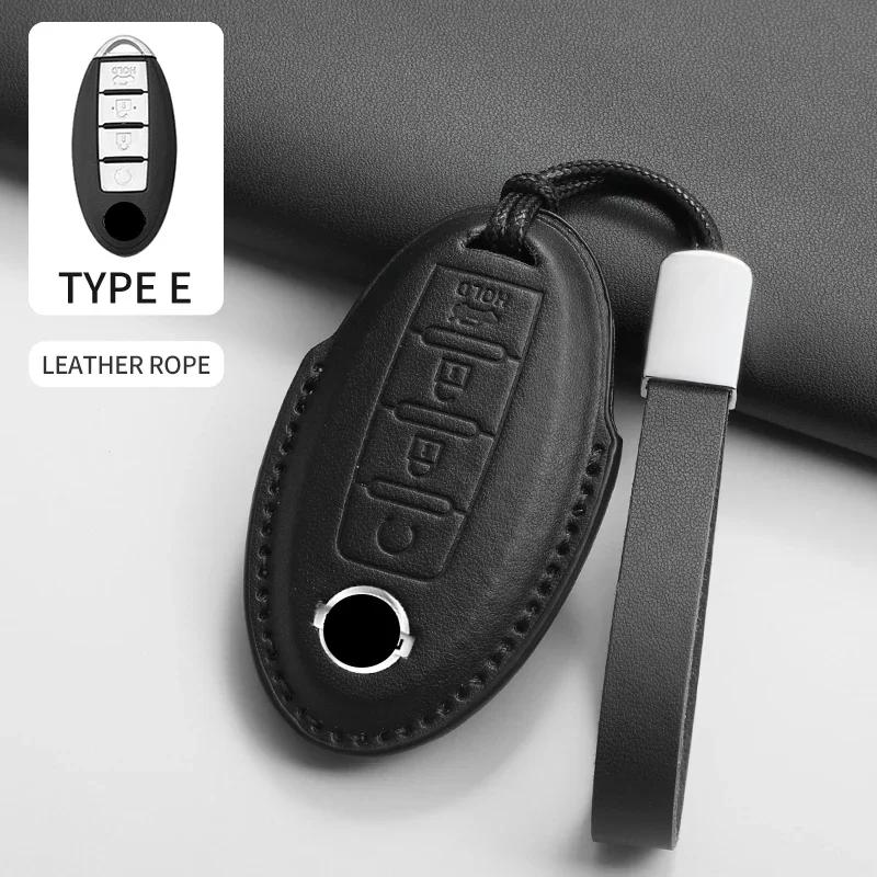 Autoschlüsselhülle Abdeckung Schale Fob für Nissan J11 J10 Versa Maxima Altima Rogue Sentra Murano Trail für Infiniti FX35 QX60 Autoschlüsselanhänger