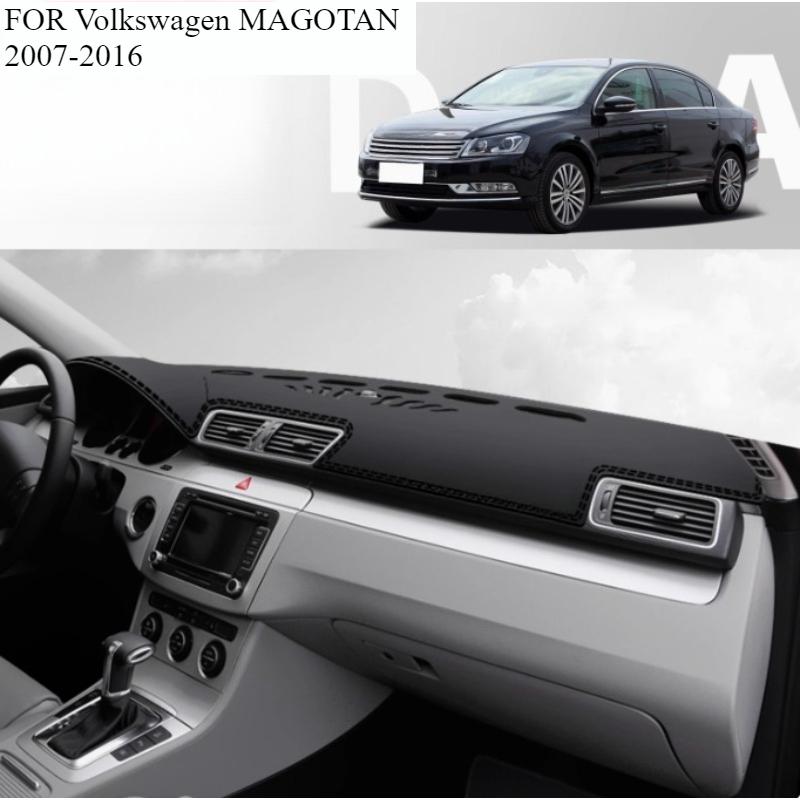 FOR Volkswagen MAGOTAN 2007-2016 Car Dash Mat Dashmat Dashboard Mat Cover Sun Shade Dash Board Cover Carpet Accessories