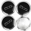 4ks 60mm středové kryty kol auta pro Fiat 500 5CC Logo krytka středového náboje kola auta odznak emblému krytka pro Fiat 124 125 125 500 695