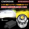 CIWENDAN L1B LED-Nebelscheinwerfer Neu Original Ersatz Super Weiß TÜV-konform mit 12V DC Set aus 2 und Glühbirnen, Glühbirnen, Hell, Zweifarbig