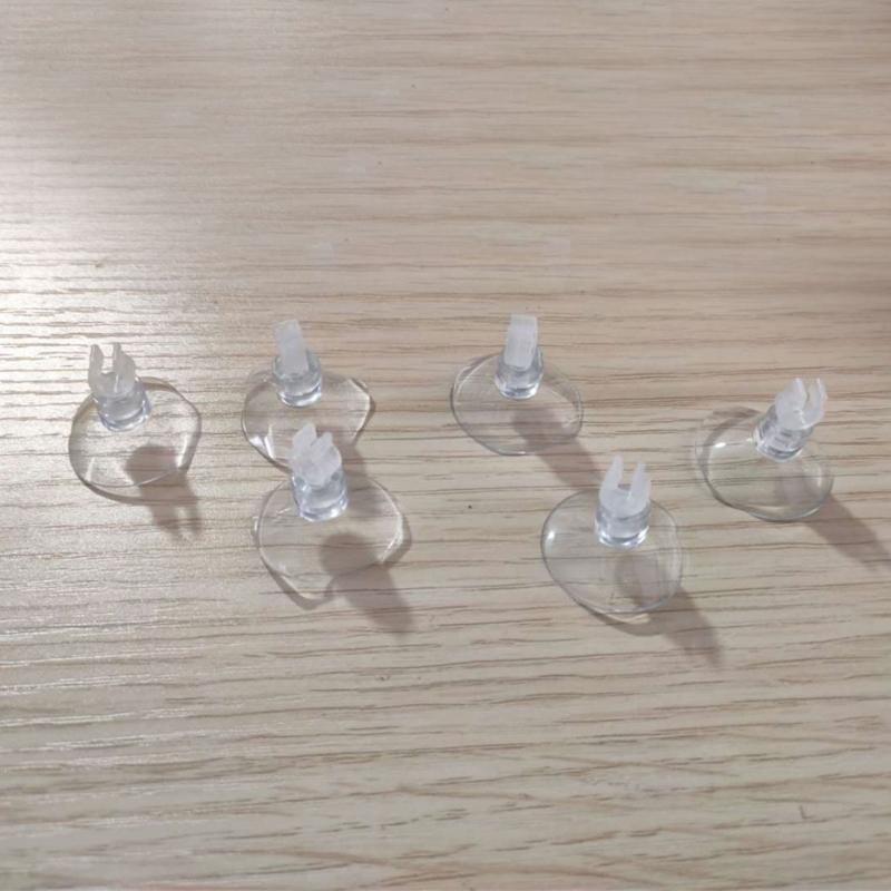 Pack of 20 Multifunctional Aquariums Suction Cups with Clamp for FishTanks Accessories Invisible Aquariums Accessories