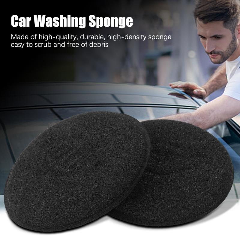 30pcs Car Waxing Sponges Circular Edge Pressing Car Waxing Polishing Cleaning Tool Car Waxing Polish Foam Sponge Applicator Pads