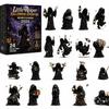Halloween Adventskalender 2026, Acryl Geist Blind Box Countdown-Kalender mit täglichen Überraschungstüren, Tisch-Feiertagsdekoration für Heimparty Geschenk