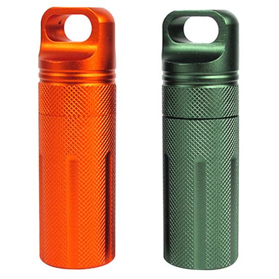 Waterproof Mini Aluminum Pill Box Case Bottle Holder Outdoor Emergency Container