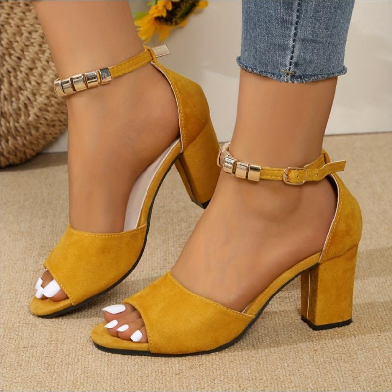 Fashion Women Sandals New Fashion High Heels Sandals Big Size Sandals Women Strap High Quality Shoes High Heels Women Sandalias De Tacón