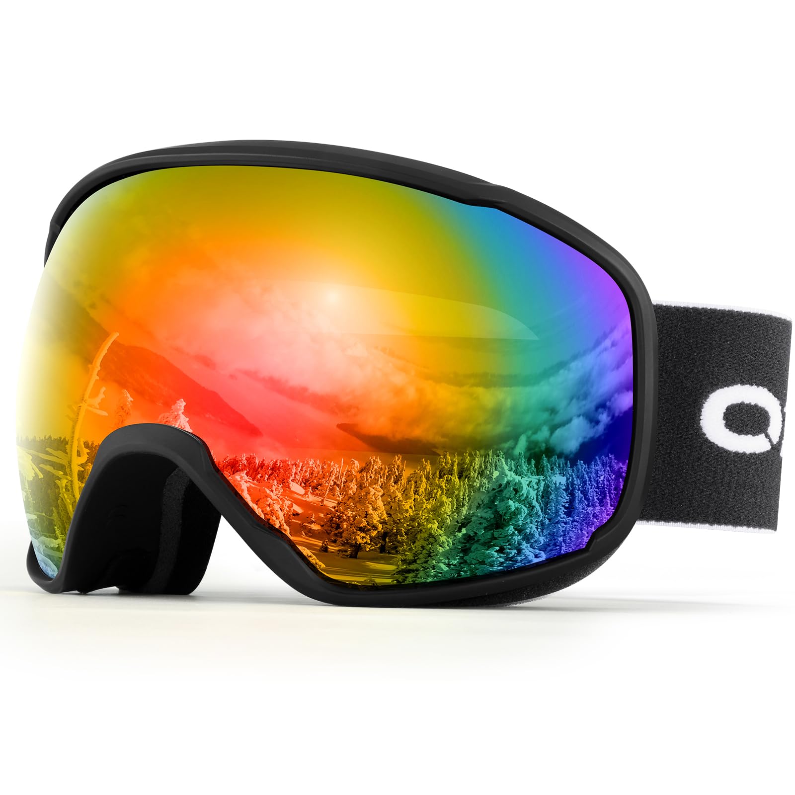 

Очки Snow Spherical, совместимые с OTG Mirror Double Snowboarding Adults Edge Red Lens VLT [Odoland], 2-слойные линзы, антизапотевающие, очки, линзы,