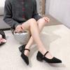 Designer Vintage Women Mary Jane Shoes Fashion Shallow Pointed Toe 2025 Spring Wedding Party Shoes