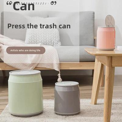 Mini Coke Can Push-Top Trash Bin for Home and Office