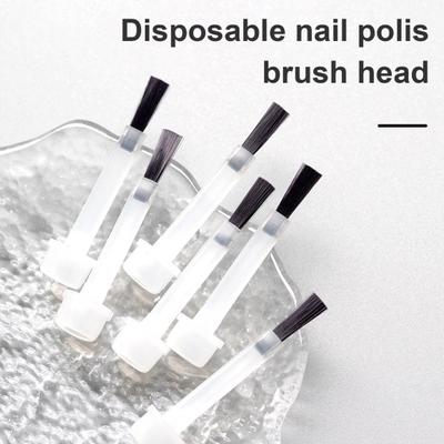 100Pcs Nagellack Ersatz Pinsel Set Tauch Pulver Flüssigkeit Pinsel Weichen