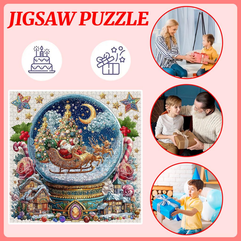Christmas Crystal Puzzle Is Suitable As A Christmas Gift For Children To Give Them A Surprise