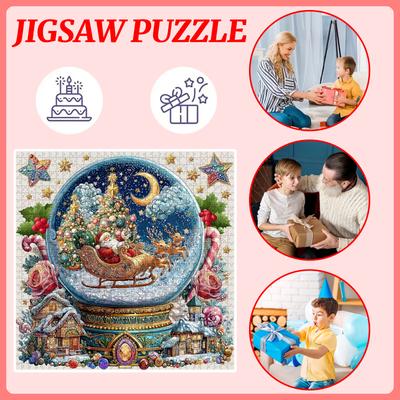 Christmas Crystal Puzzle Is Suitable As A Christmas Gift For Children To Give Them A Surprise